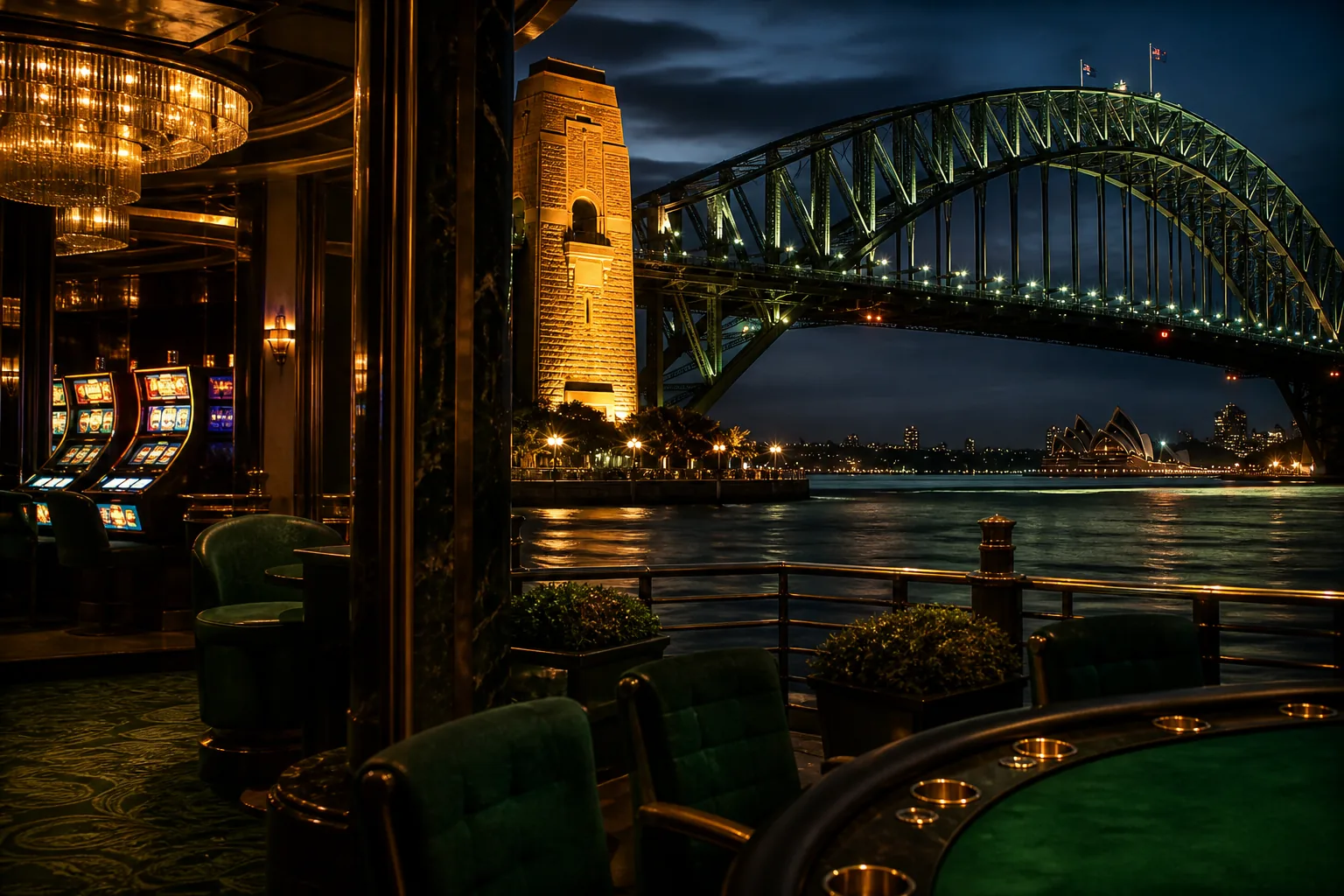 Editorial city guide graphic for Winshark Casino readers in Sydney, NSW